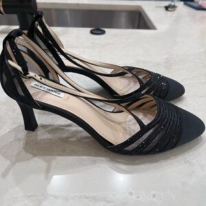 Alexa Marie black strap heels